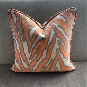 Custom Zebra Print Pillow